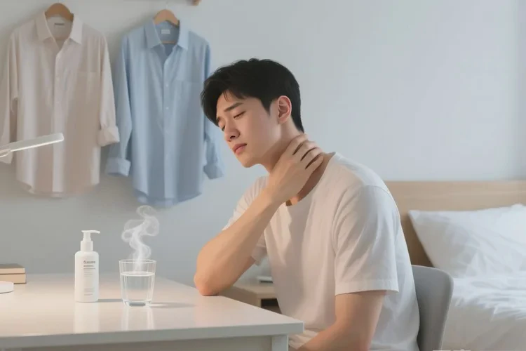 男性脖子上有湿疹可以根治吗(图1)