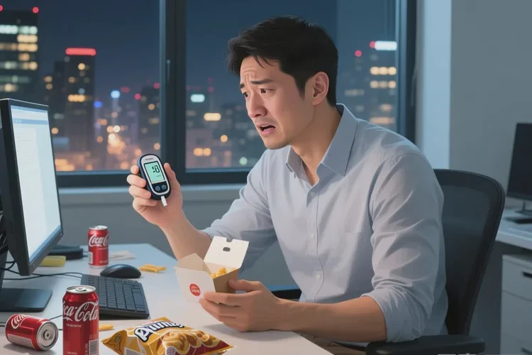 30岁晚餐血糖12.6是怎么回事(图1)