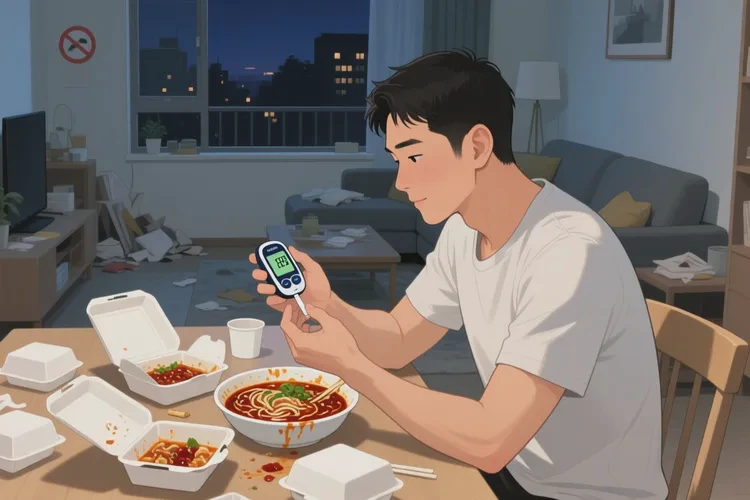 30岁晚餐血糖7点9是怎么回事(图1)