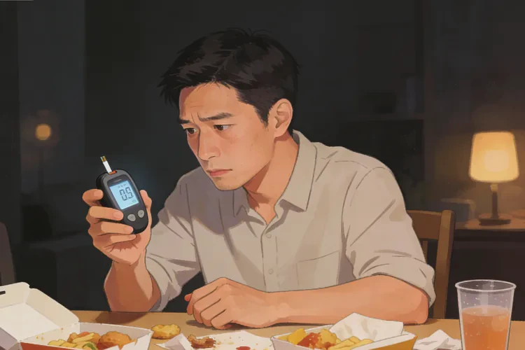 30岁晚餐血糖26.7是怎么回事(图1)