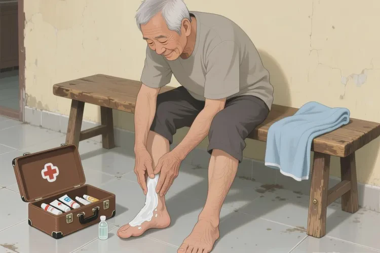 老年人脚上经常长湿疹可以根治吗(图1)