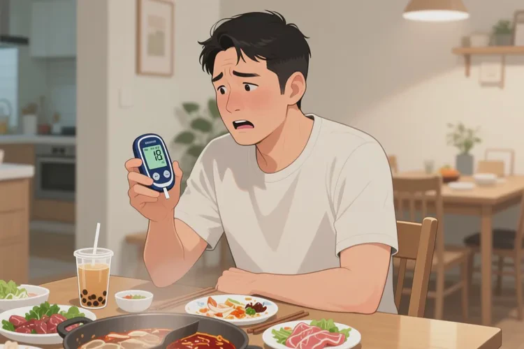 30岁晚餐血糖21.7是怎么回事(图1)