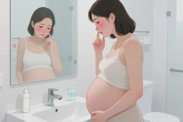 孕妇面部容易起湿疹可以根治吗(图1)