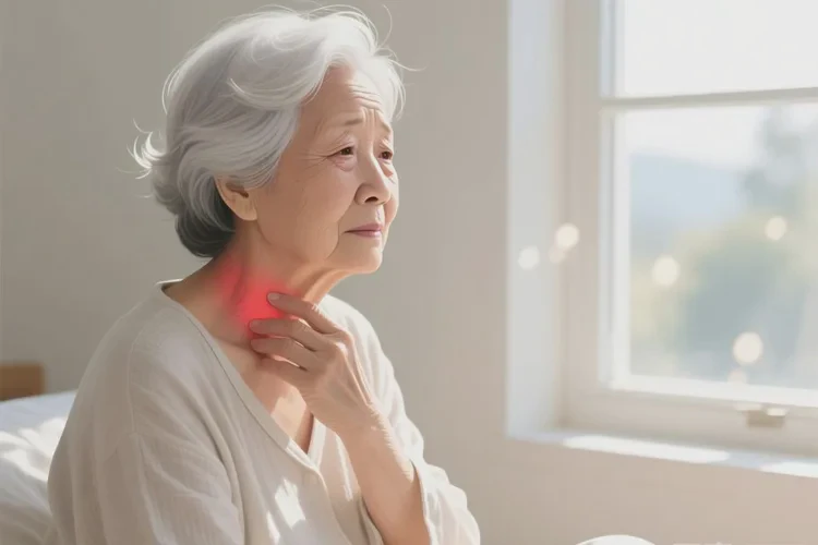 老年人脖子经常起湿疹可以根治吗(图1)