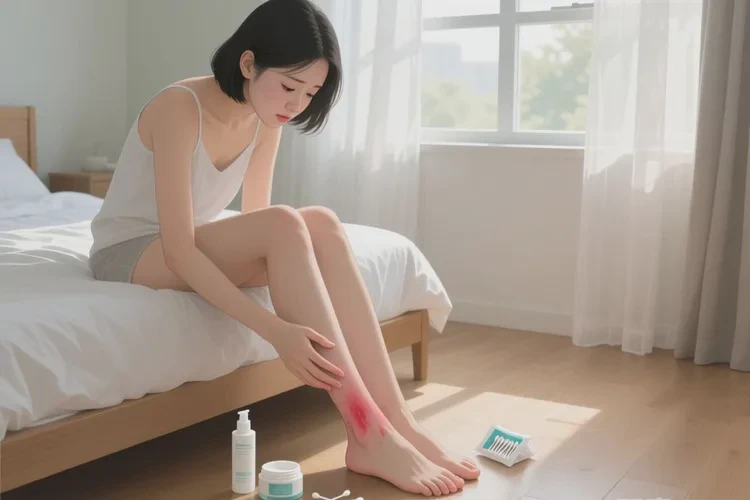 产妇小腿偶尔起湿疹可以根治吗(图1)