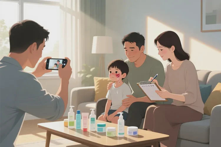 幼儿脸上偶尔长湿疹可以根治吗(图3)