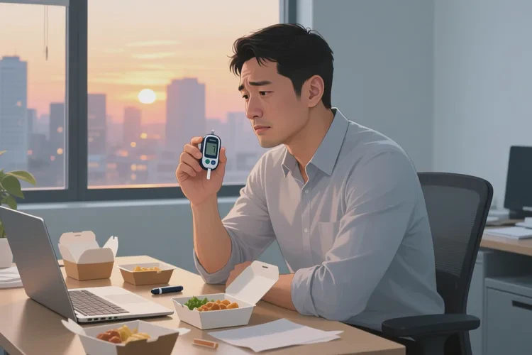 30岁中餐血糖13点7是怎么回事(图1)