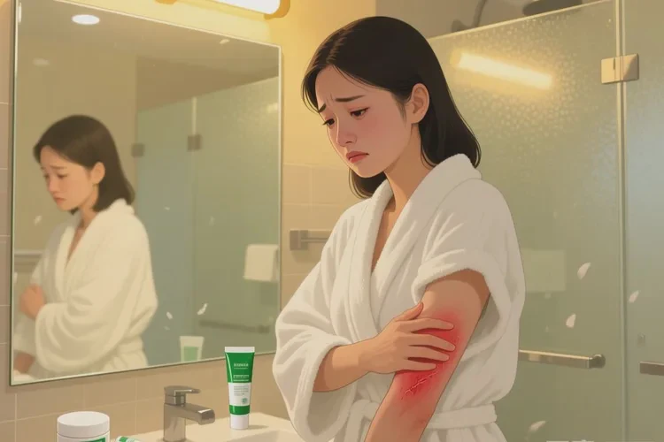 女性手臂上出现湿疹可以根治吗(图1)