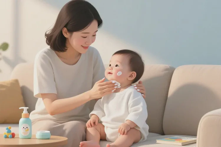 小儿脖子上容易长湿疹可以根治吗(图2)