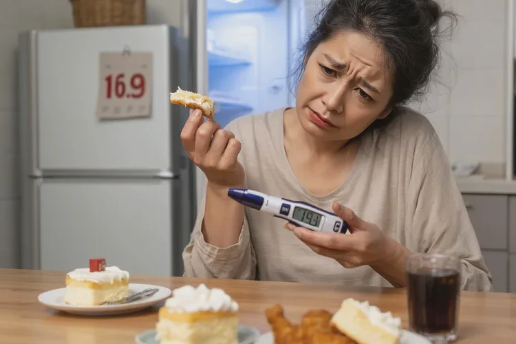 34岁晚餐血糖16.9是怎么回事(图1)