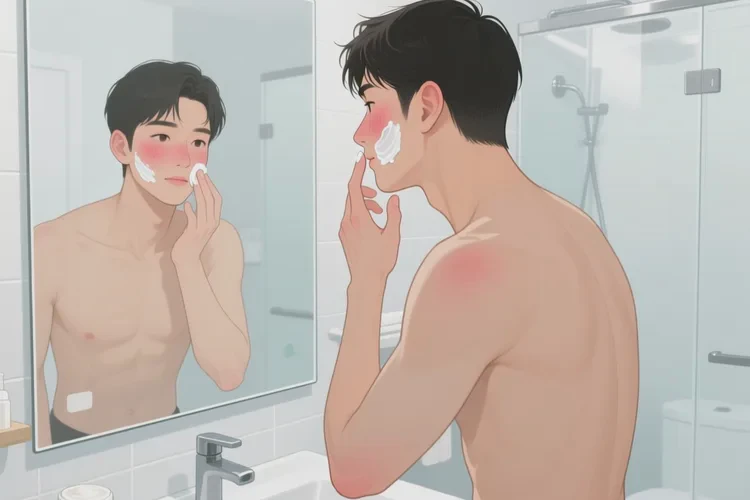 男生面部长湿疹可以根治吗(图1)