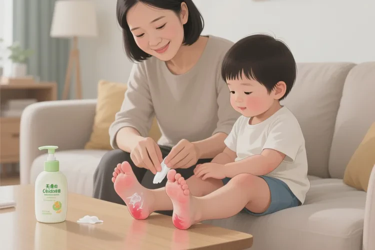 小儿脚上容易长湿疹可以根治吗(图1)