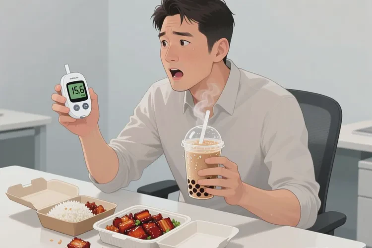 30岁中餐血糖15.6是怎么回事(图1)