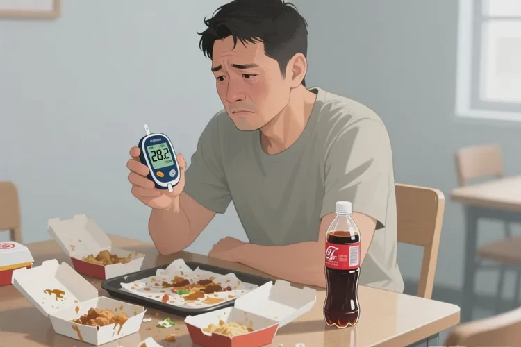 30岁中餐血糖28.2是怎么回事(图1)