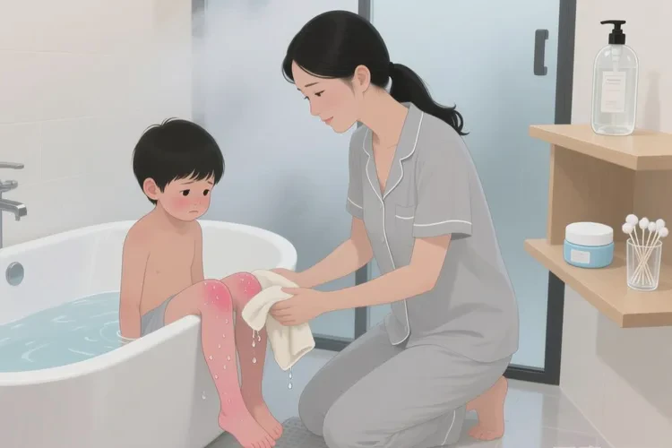 幼儿小腿有湿疹可以根治吗(图2)