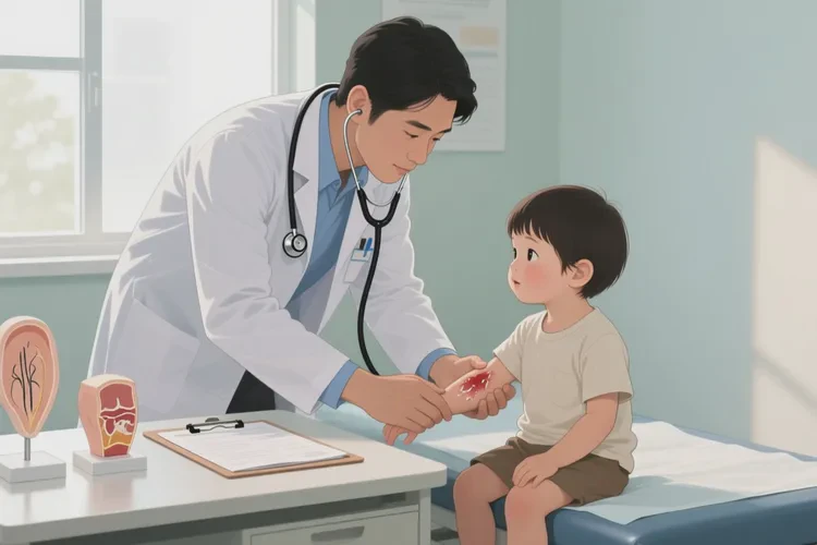 小儿四肢偶尔长湿疹可以根治吗(图2)