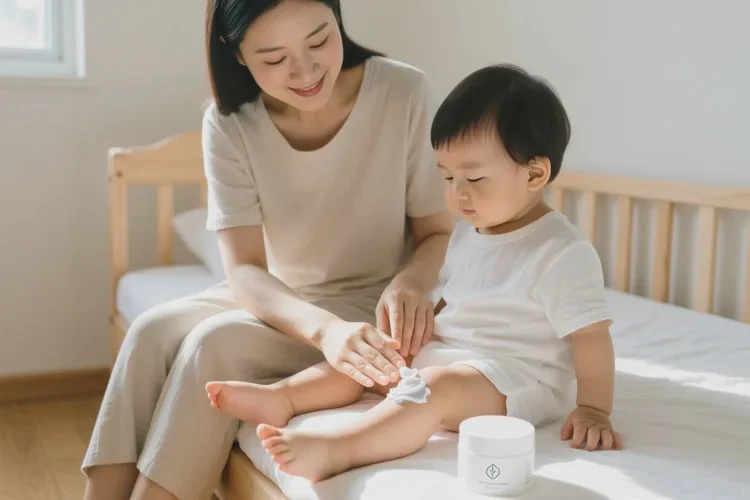 小儿大腿上起湿疹可以根治吗(图1)