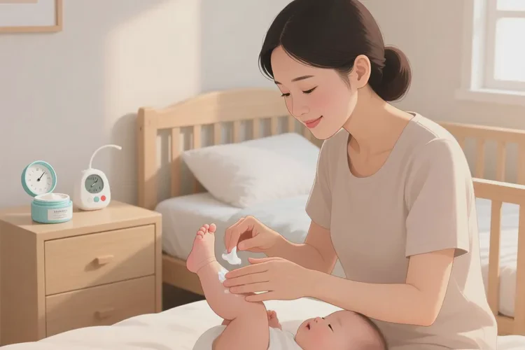 新生儿脚上有湿疹可以根治吗(图1)