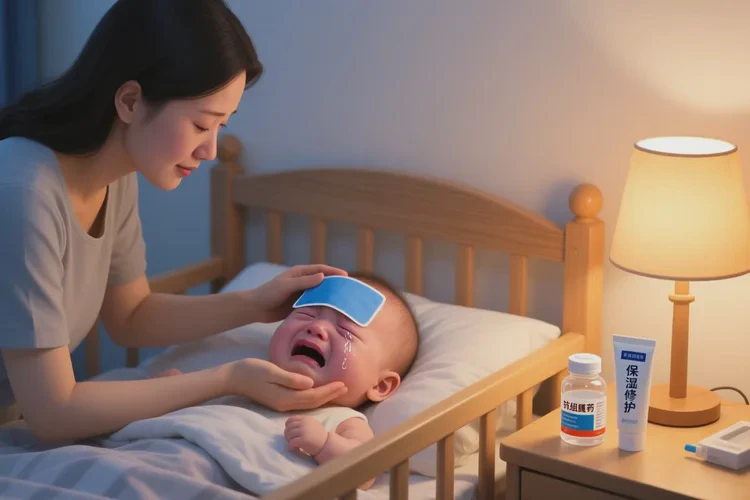 新生儿脸上经常长湿疹可以根治吗(图3)