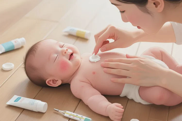 新生儿脸上经常起湿疹可以根治吗(图2)