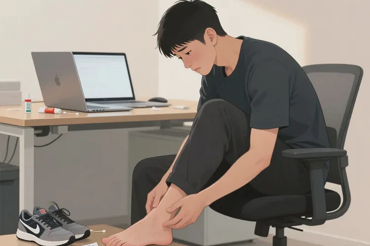 男生脚上容易起湿疹可以根治吗(图1)