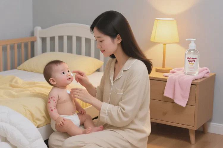 新生儿手臂经常起湿疹可以根治吗(图1)