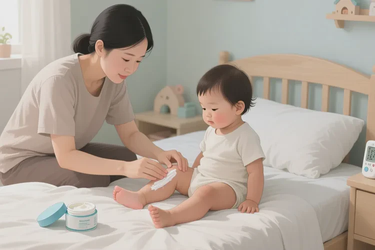 幼儿大腿经常长湿疹可以根治吗(图1)