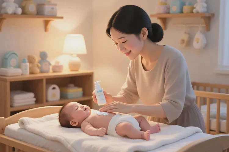 新生儿肚子上容易长湿疹可以根治吗(图1)