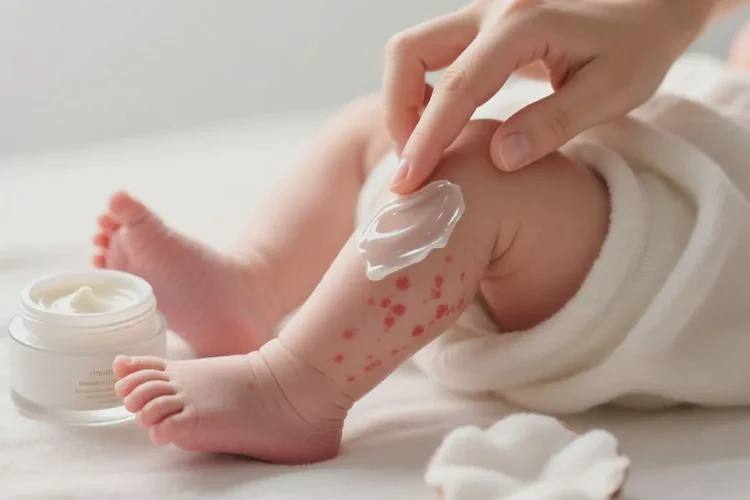 新生儿小腿有湿疹可以根治吗(图2)