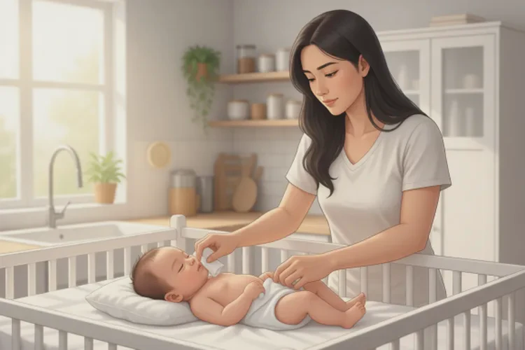 新生儿脖子上容易长湿疹可以根治吗(图1)