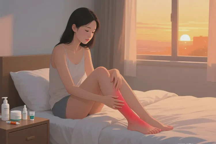 女性小腿上起湿疹能根治吗(图1)