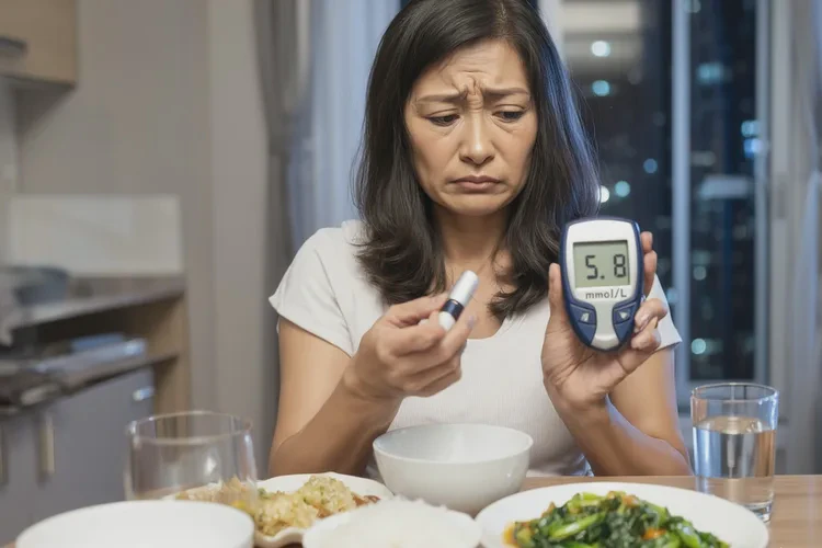 34岁晚餐血糖24.1是怎么回事(图1)