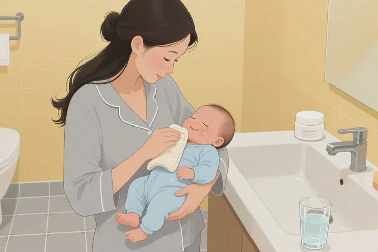 新生儿肚子上容易起湿疹可以根治吗(图1)