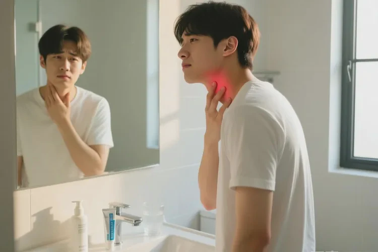 男生脖子经常起湿疹可以根治吗(图1)