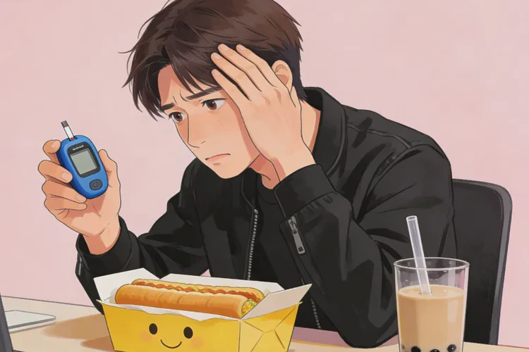 30岁中餐血糖26.6是怎么回事(图1)