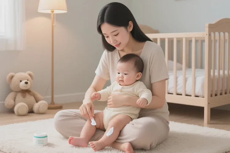 新生儿小腿长湿疹可以根治吗(图1)