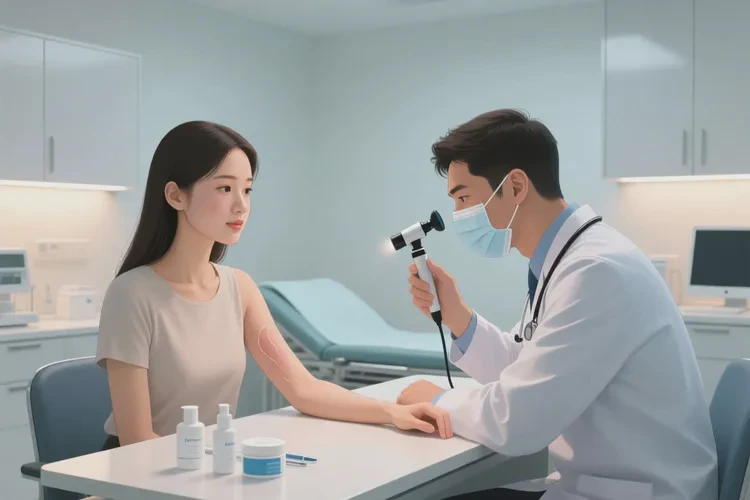 女生手臂偶尔长湿疹可以根治吗(图4)