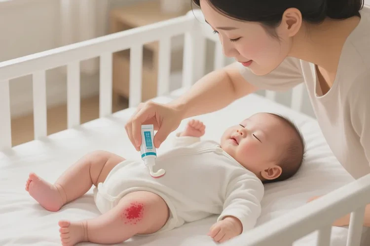 新生儿小腿偶尔长湿疹可以根治吗(图1)