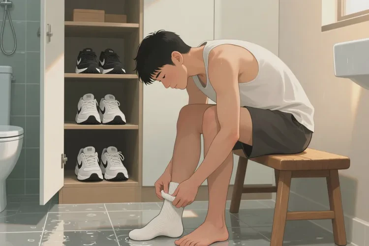 男生脚上偶尔长湿疹可以根治吗(图1)