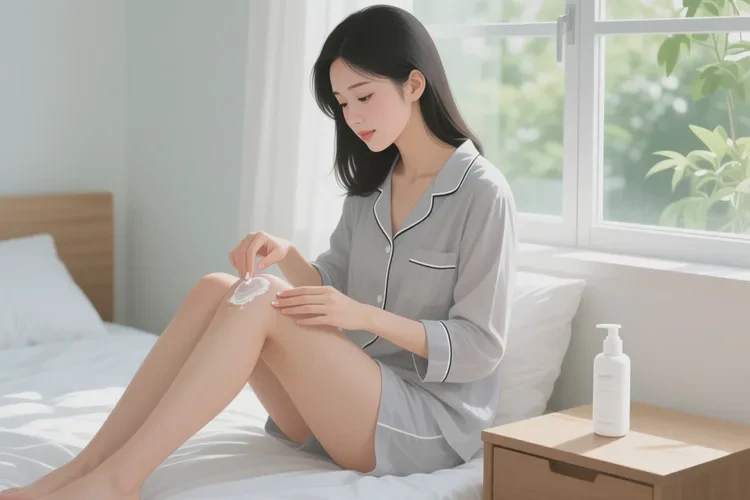 女生大腿上有湿疹可以根治吗(图1)