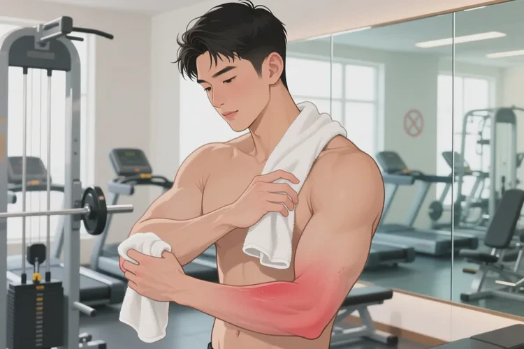 男生手臂容易长湿疹可以根治吗(图1)