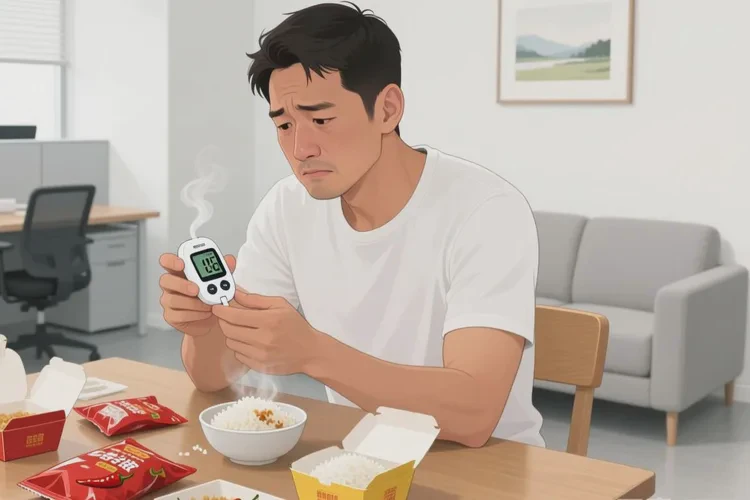 30岁中餐血糖12.7是怎么回事(图1)