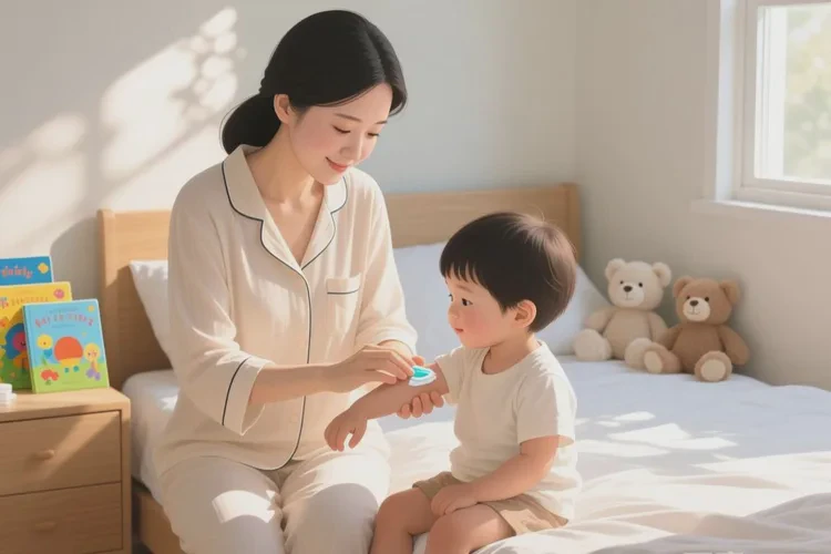 小儿手臂上长湿疹能根治吗(图1)