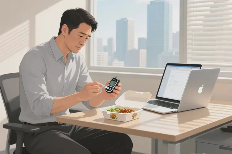 30岁中餐血糖9点6是怎么回事(图1)