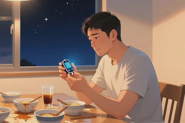 30岁晚餐血糖8.6是怎么回事(图1)