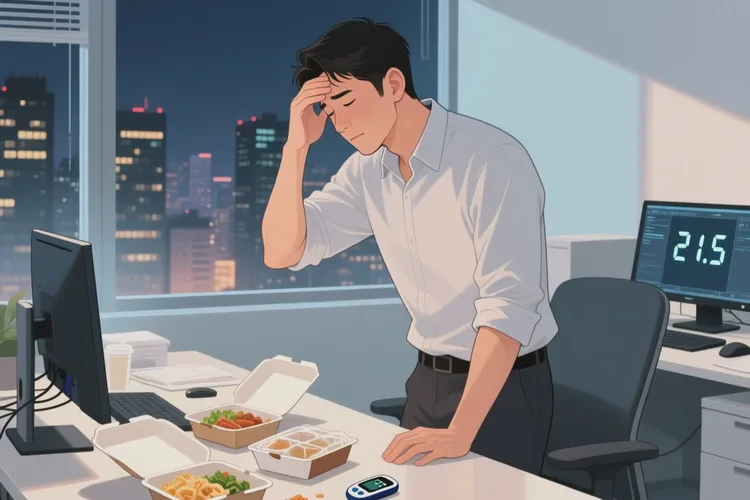 30岁中餐血糖21.5是怎么回事(图1)