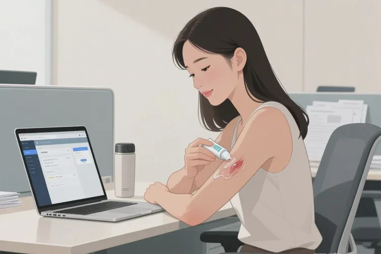 女性手臂经常起湿疹可以根治吗(图1)