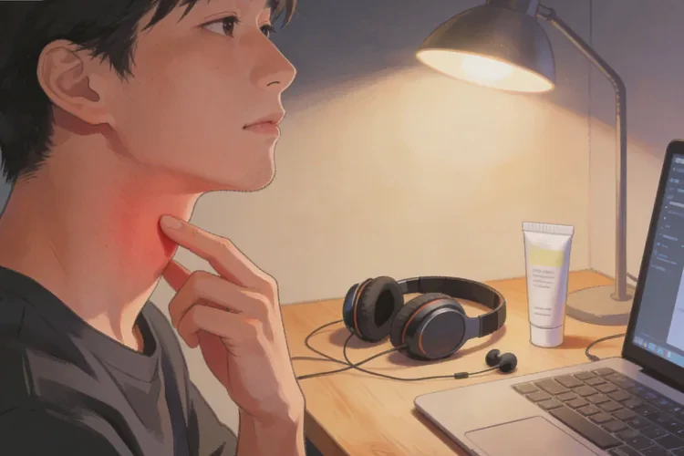 男生脖子上起湿疹可以根治吗(图1)