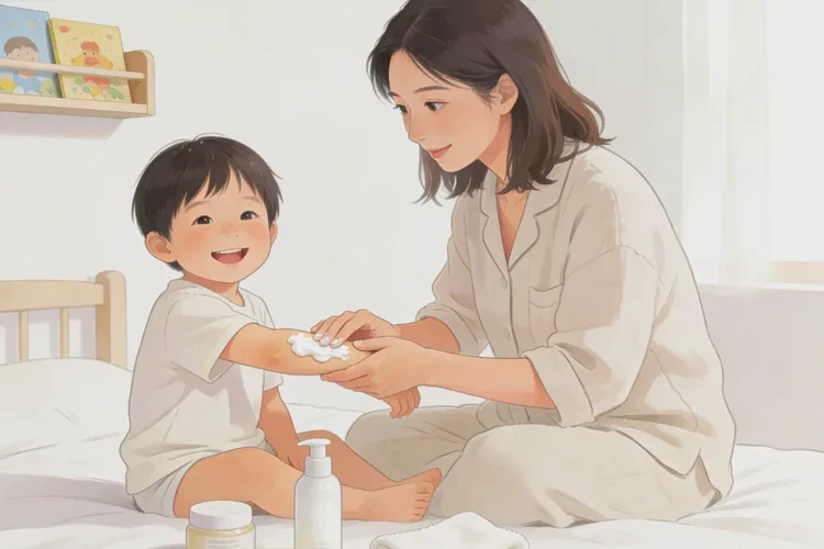 小儿手臂上偶尔起湿疹能根治吗(图1)