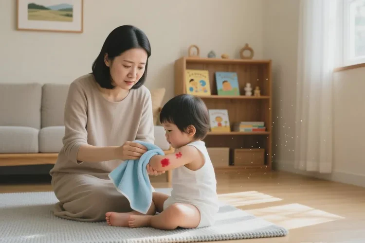 小儿手臂上出湿疹能根治吗(图1)